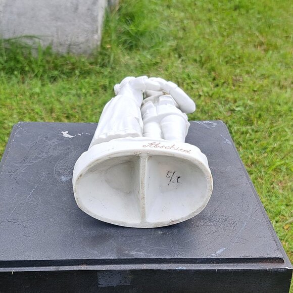 Abschied -German Bisque Statue WWI - Picture 7 of 11